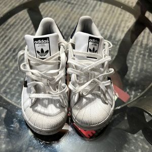 Adidas Superstar python shiny pattern